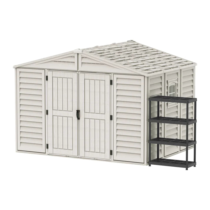 10.5x8ft Outdoor and Garden Storage Shed -Cosmoplast