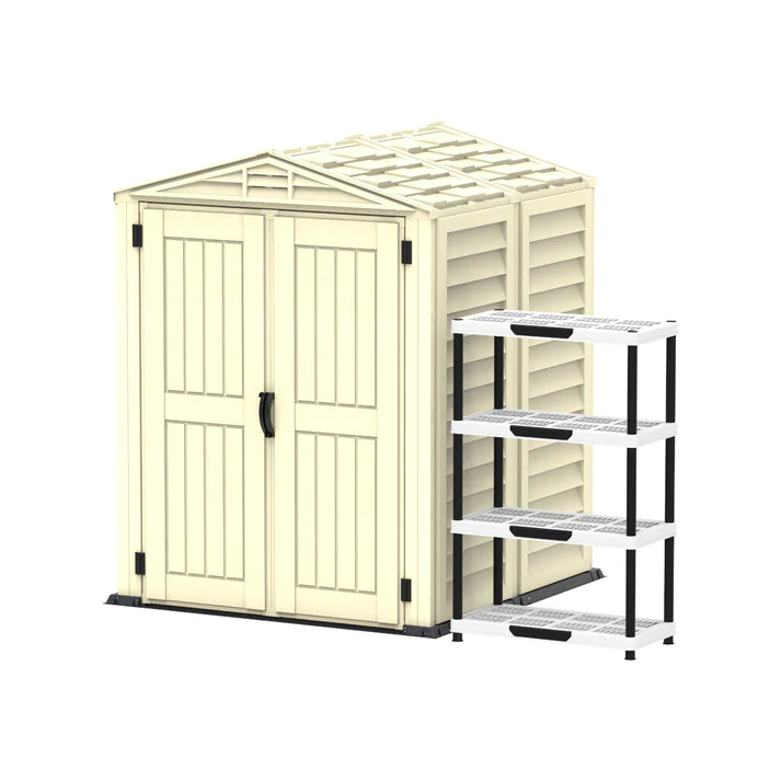 5x5ft Outdoor Garden Storage Shed