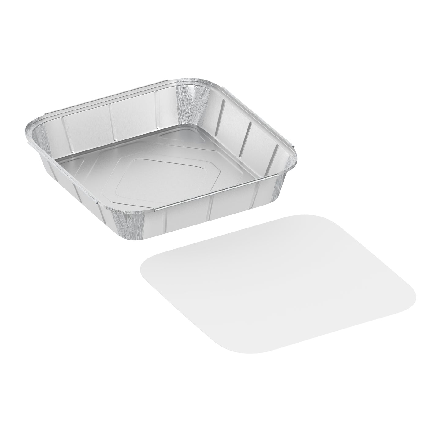 2410 cc Pack of 10 Aluminium Containers with Lids