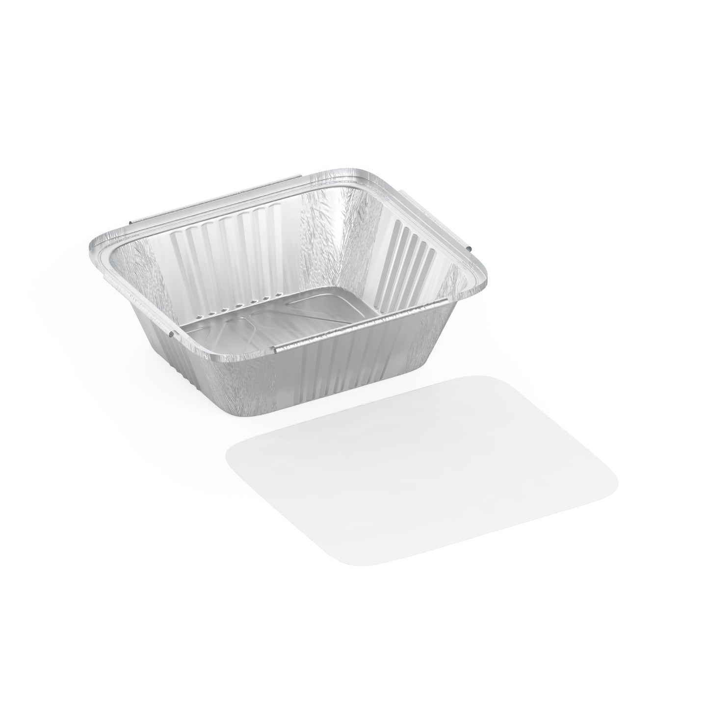 Cosmoplast Aluminium Containers 420 cc with Lids - 25 Pcs. – Cosmoplast UAE