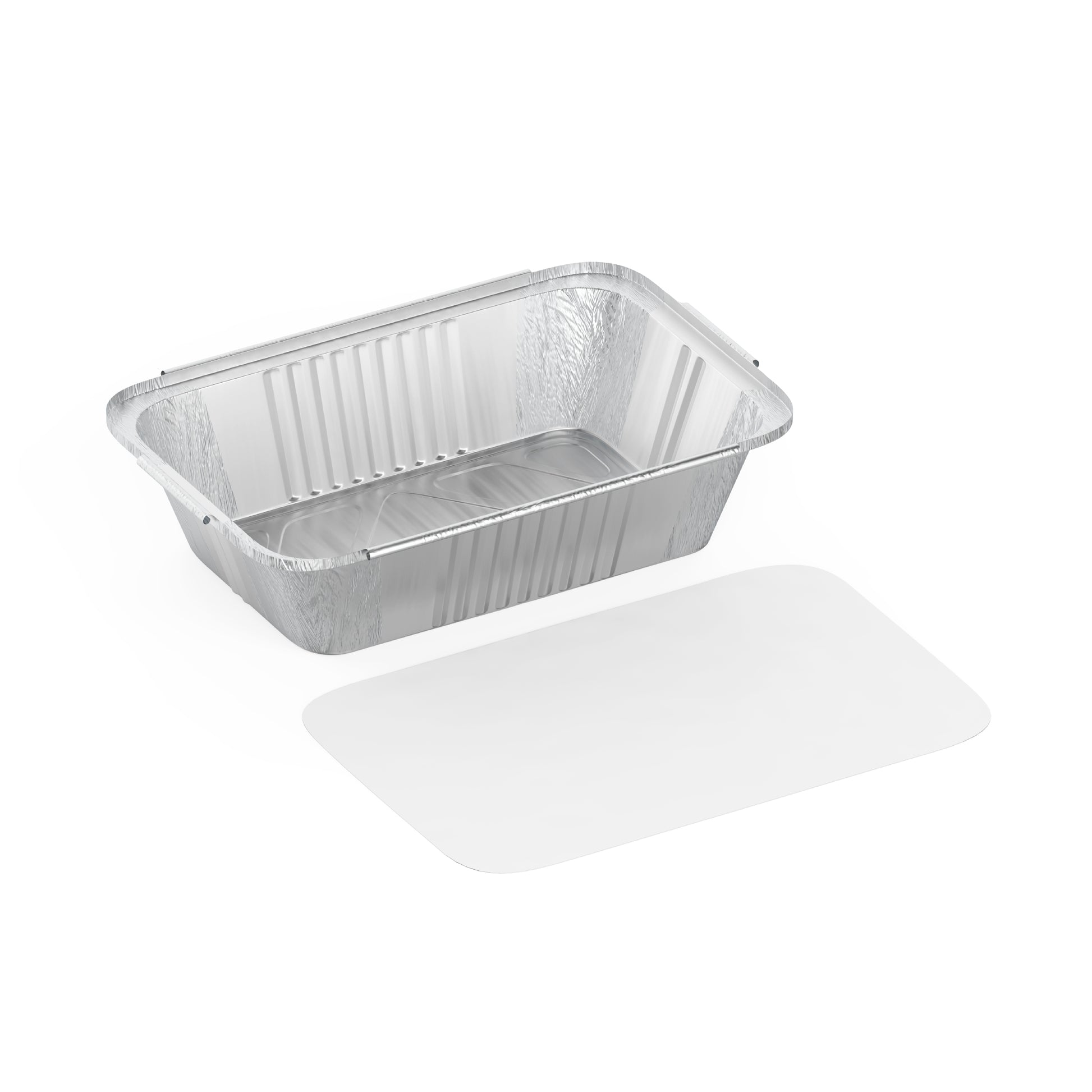 680 cc Pack of 25 Aluminium Containers with Lids