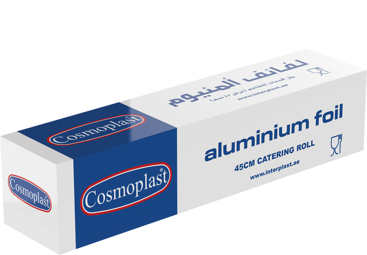 Aluminium Foil 45 cm - Catering Roll Carton of 6