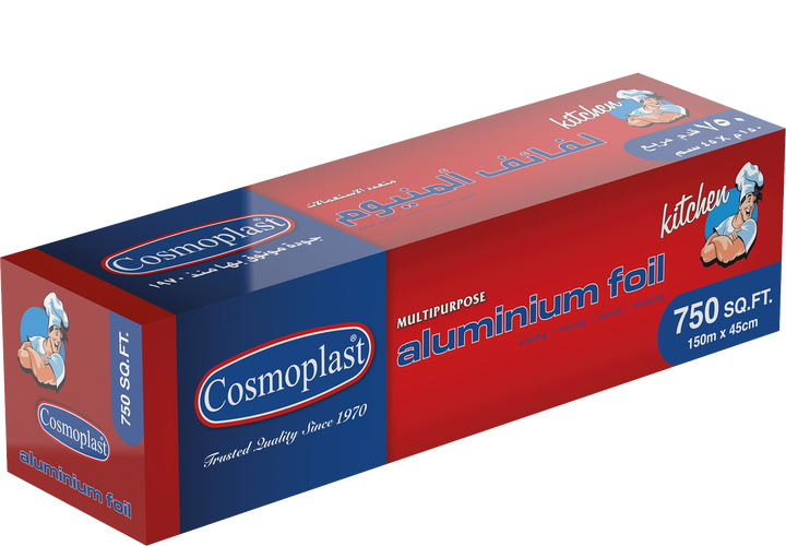 Aluminium Foil 45 cm - 150 m Carton of 6