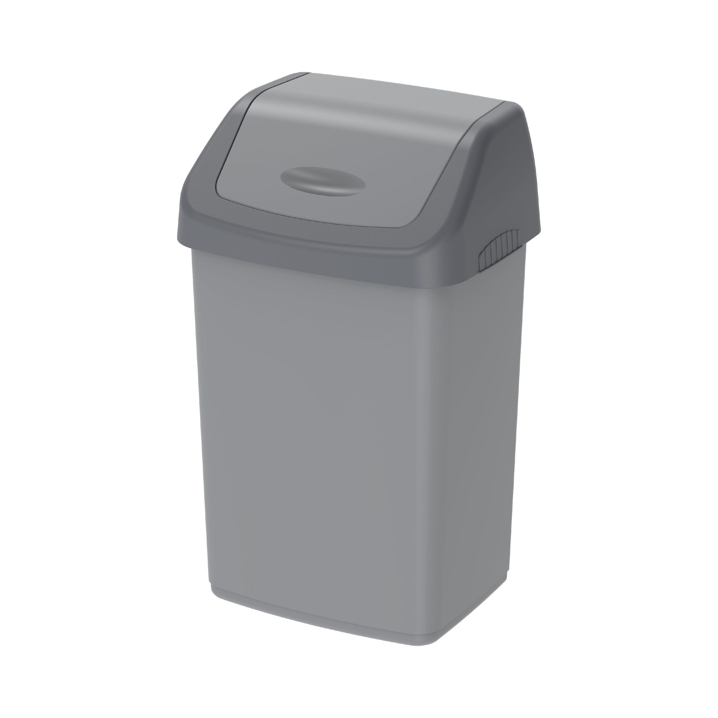 20L Flip-top Waste Bin with Swing Lid