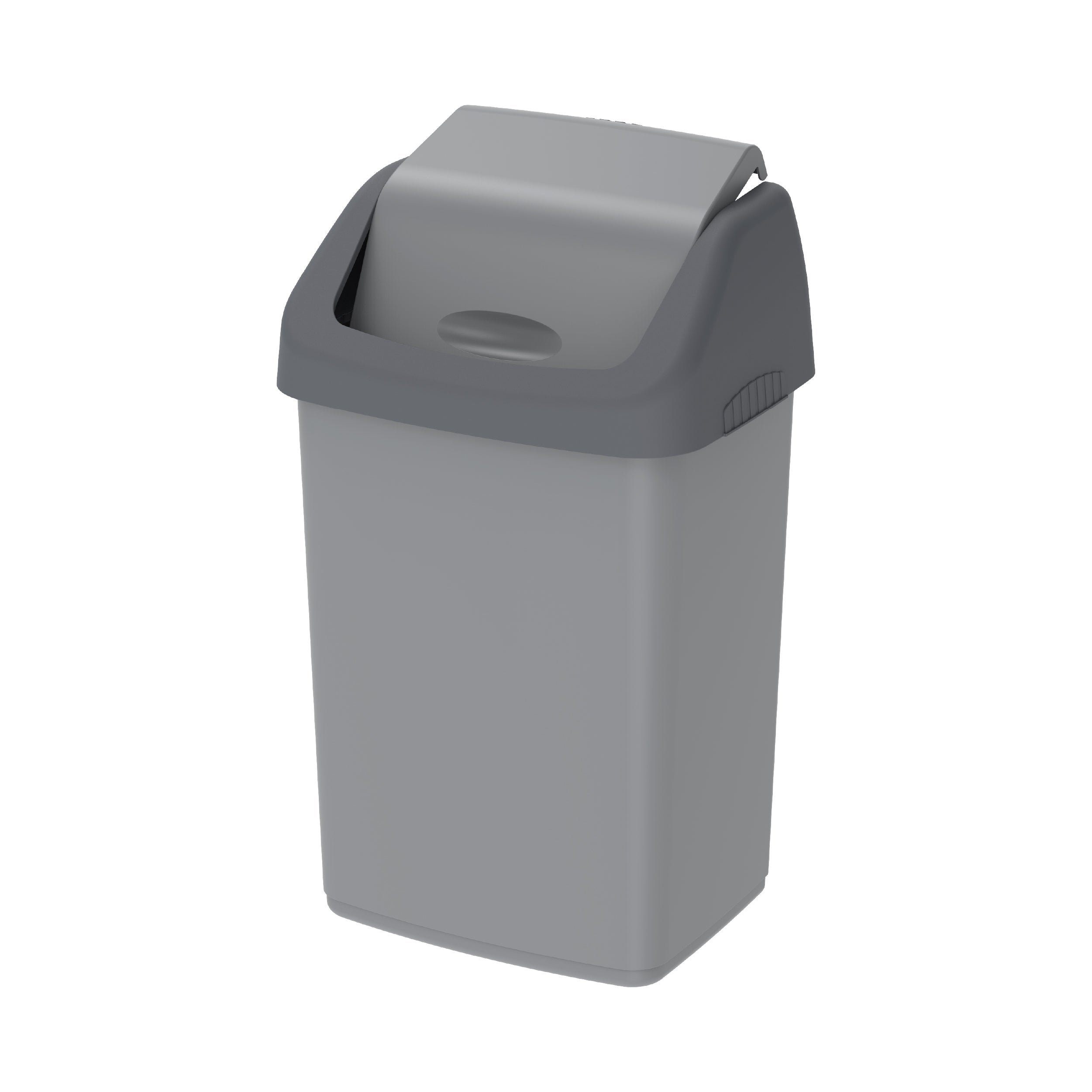 20L Flip-top Waste Bin with Swing Lid