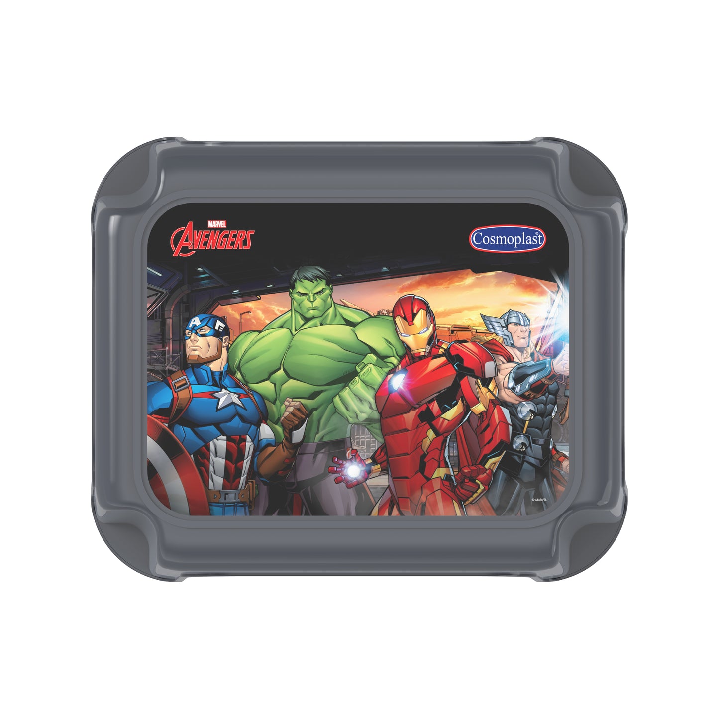 Cosmoplast Marvel Avengers Plastic Step Stool for Kids
