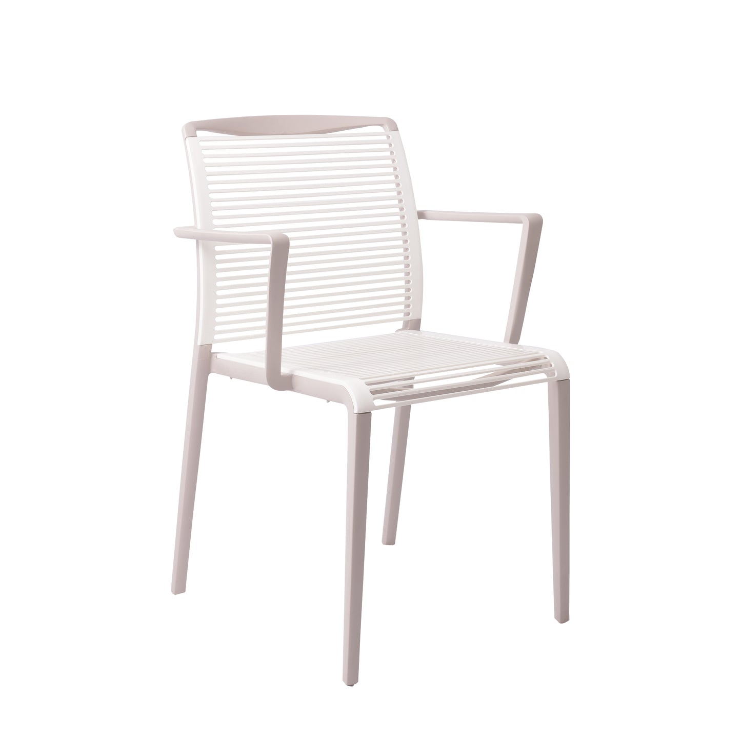 Avenica Dining Armchair, Sand & White
