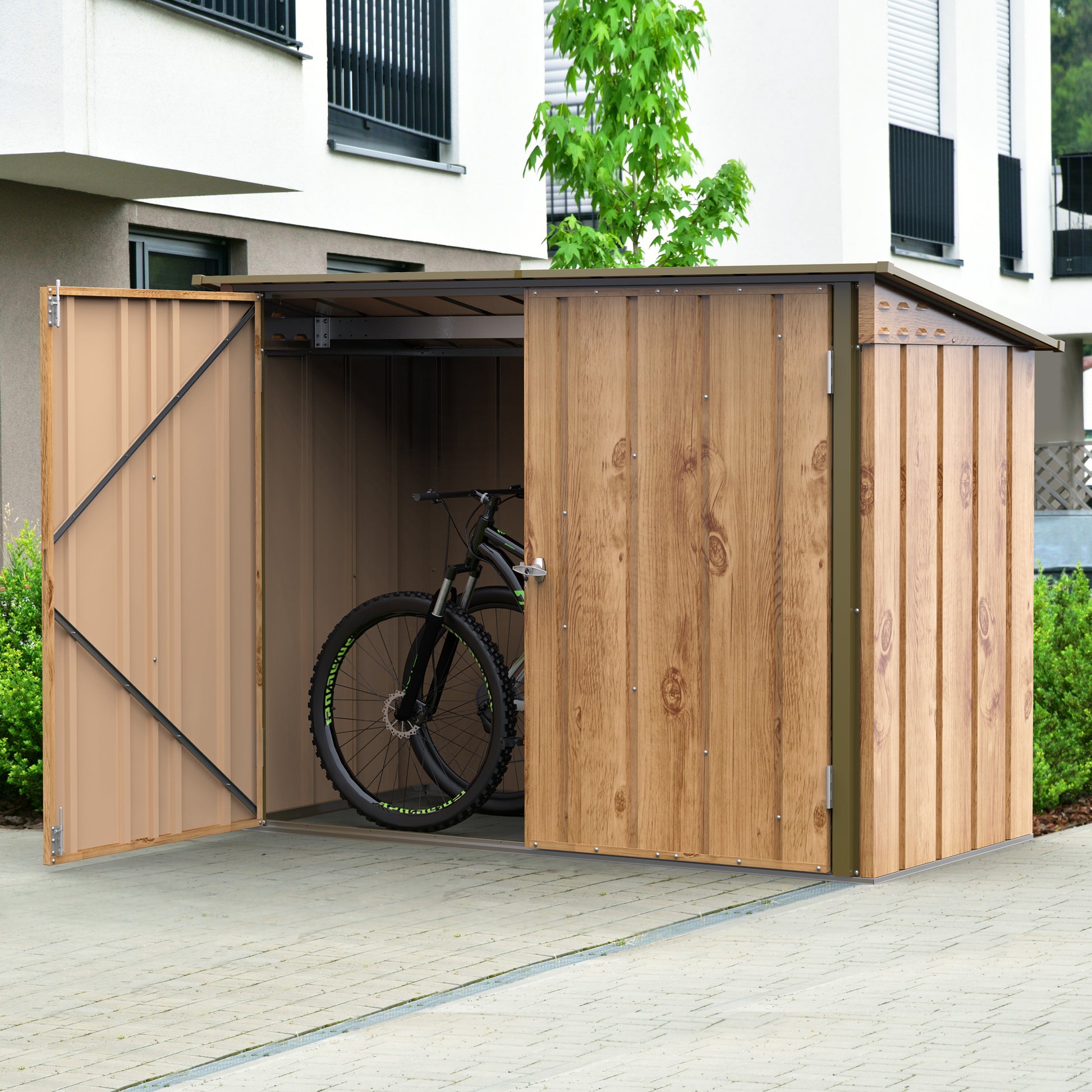 Bike Storage Steel Shed - Cosmoplast UAE