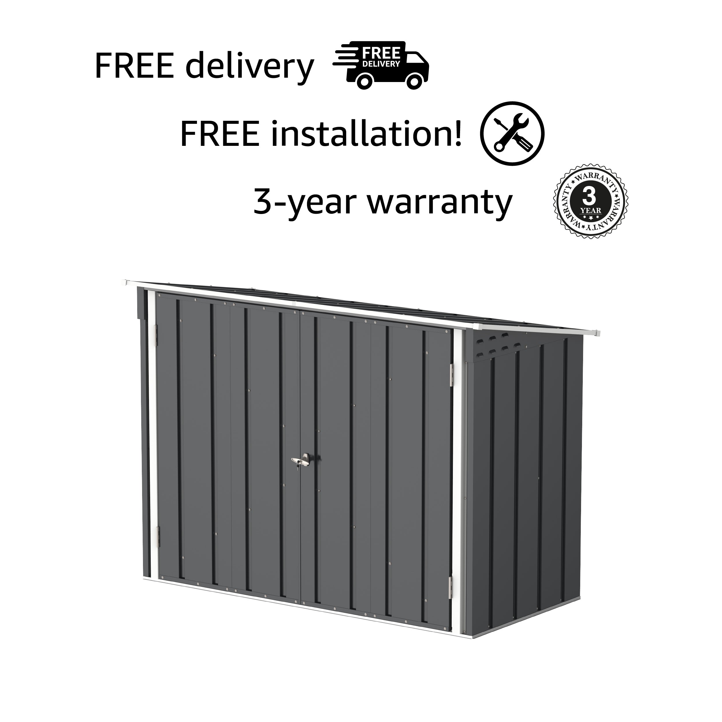 Bike Storage Steel Shed - Cosmoplast UAE