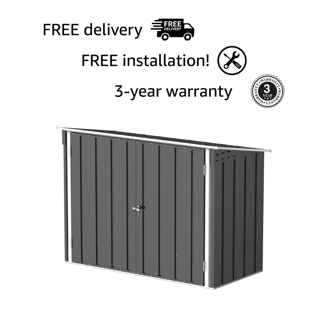 Bike Storage Steel Shed - Cosmoplast UAE