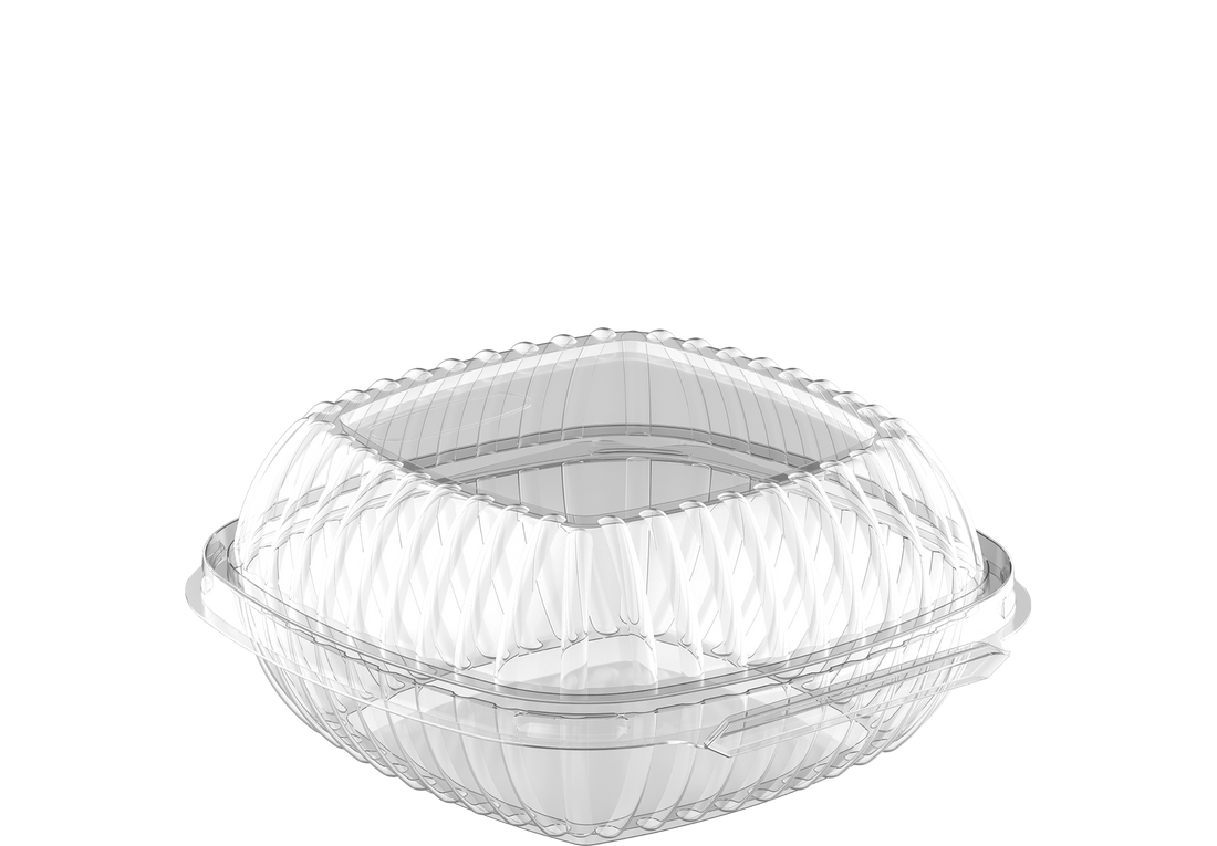 Medium Burger Plastic Containers Pack of 25