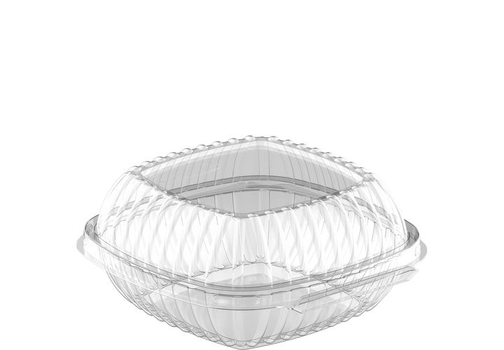 Medium Burger Plastic Containers Pack of 25