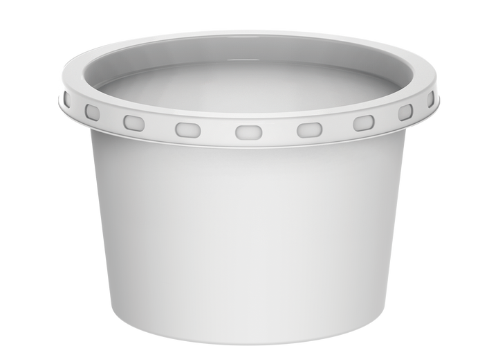 100 ml Pack of 40 CE10 White Sauce Cups with White Lids