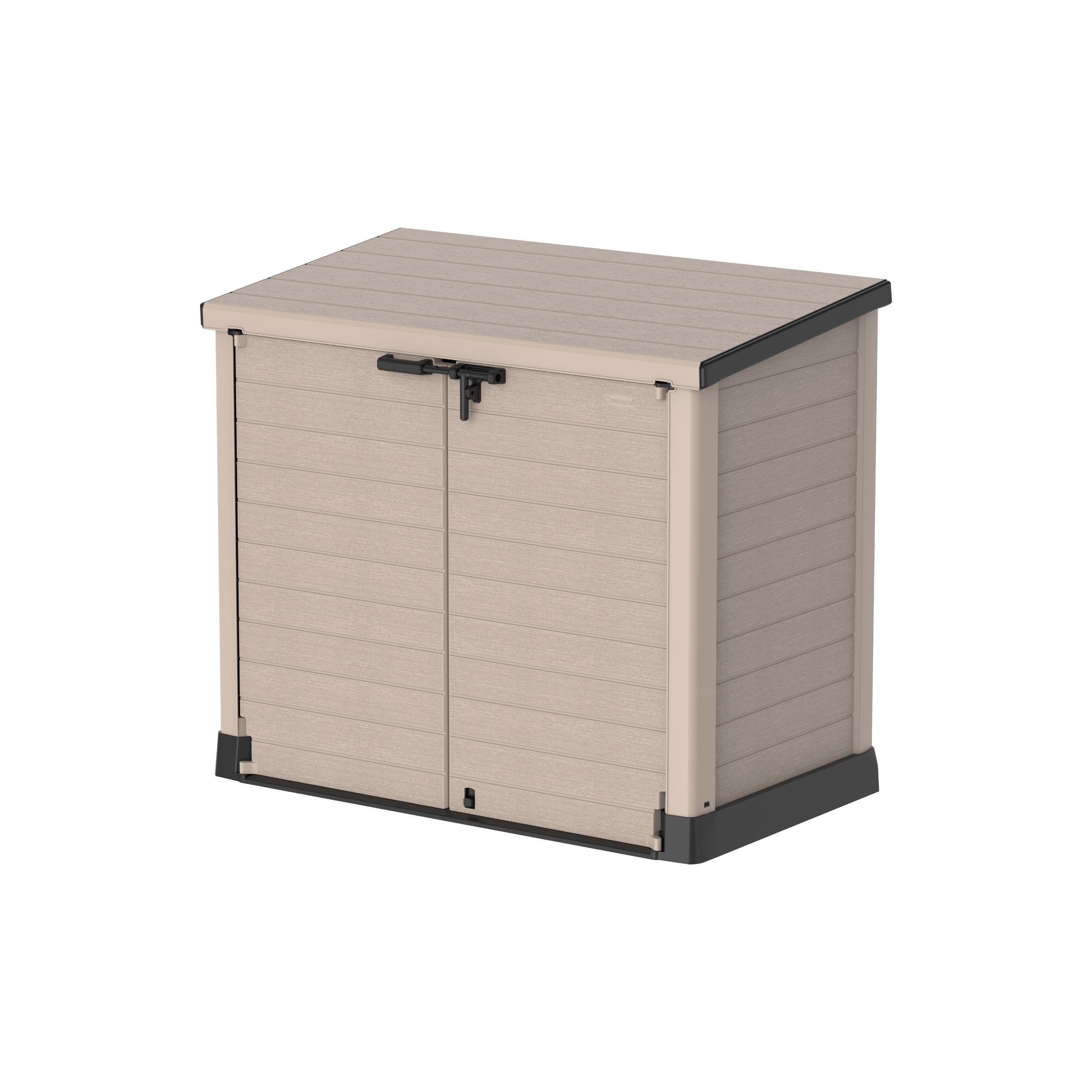 1200L Small Storage Shed with Flat Lid Waste Bin Storage