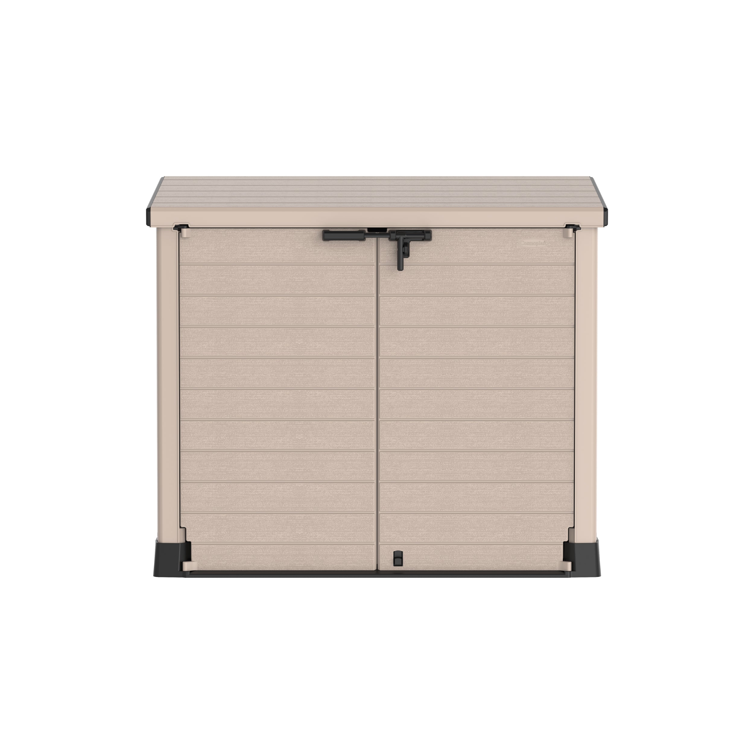 1200L Small Storage Shed with Flat Lid Waste Bin Storage