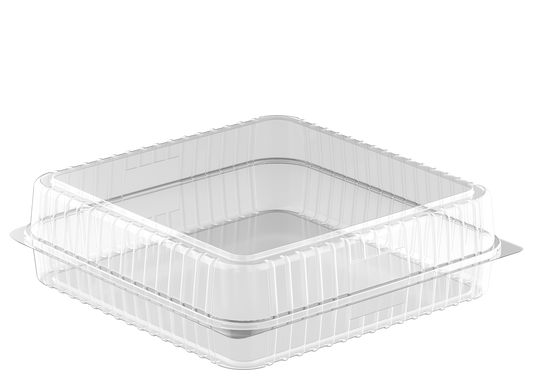 Large Cake Plastic Containers Pack of 10