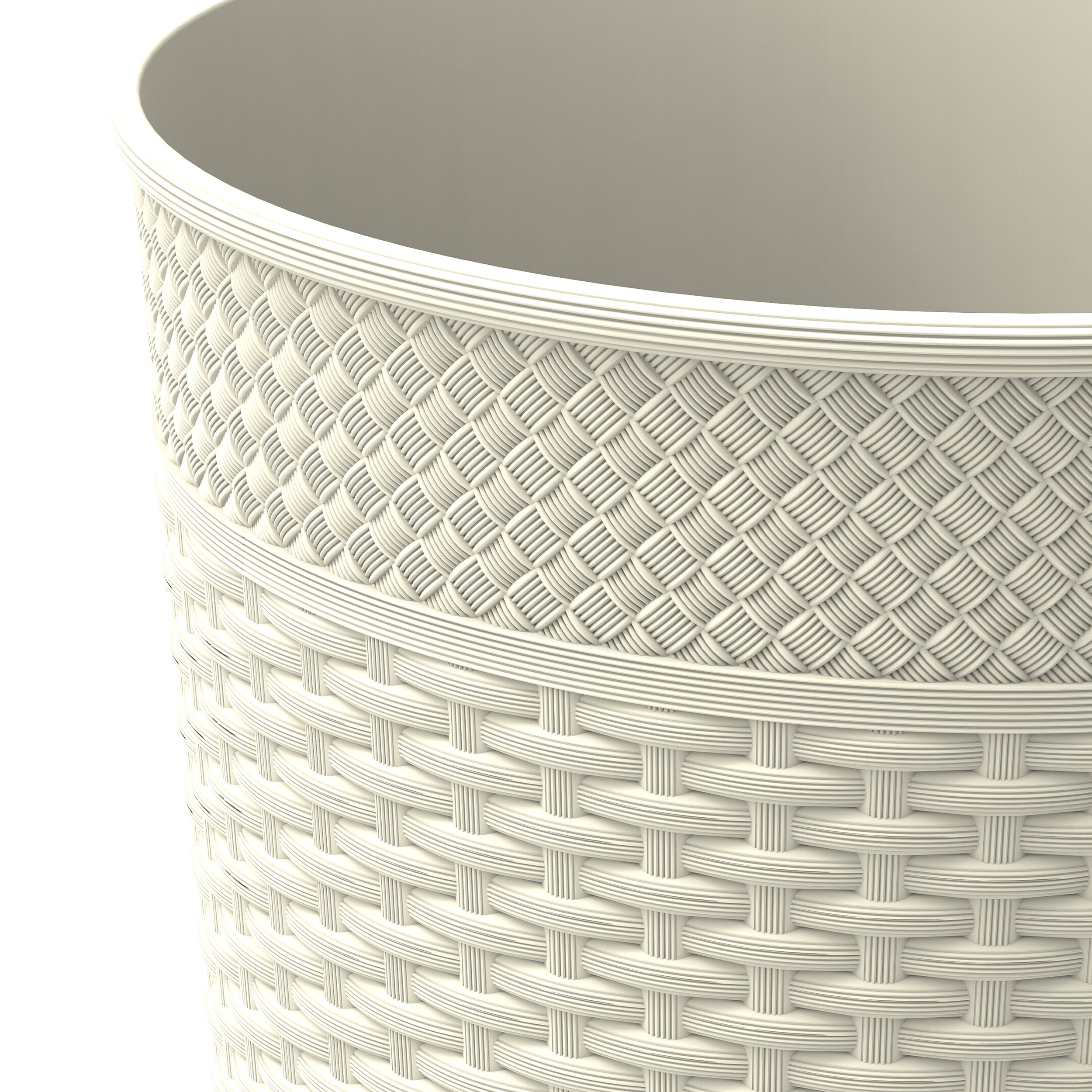 10L Cedarattan Round Waste Basket