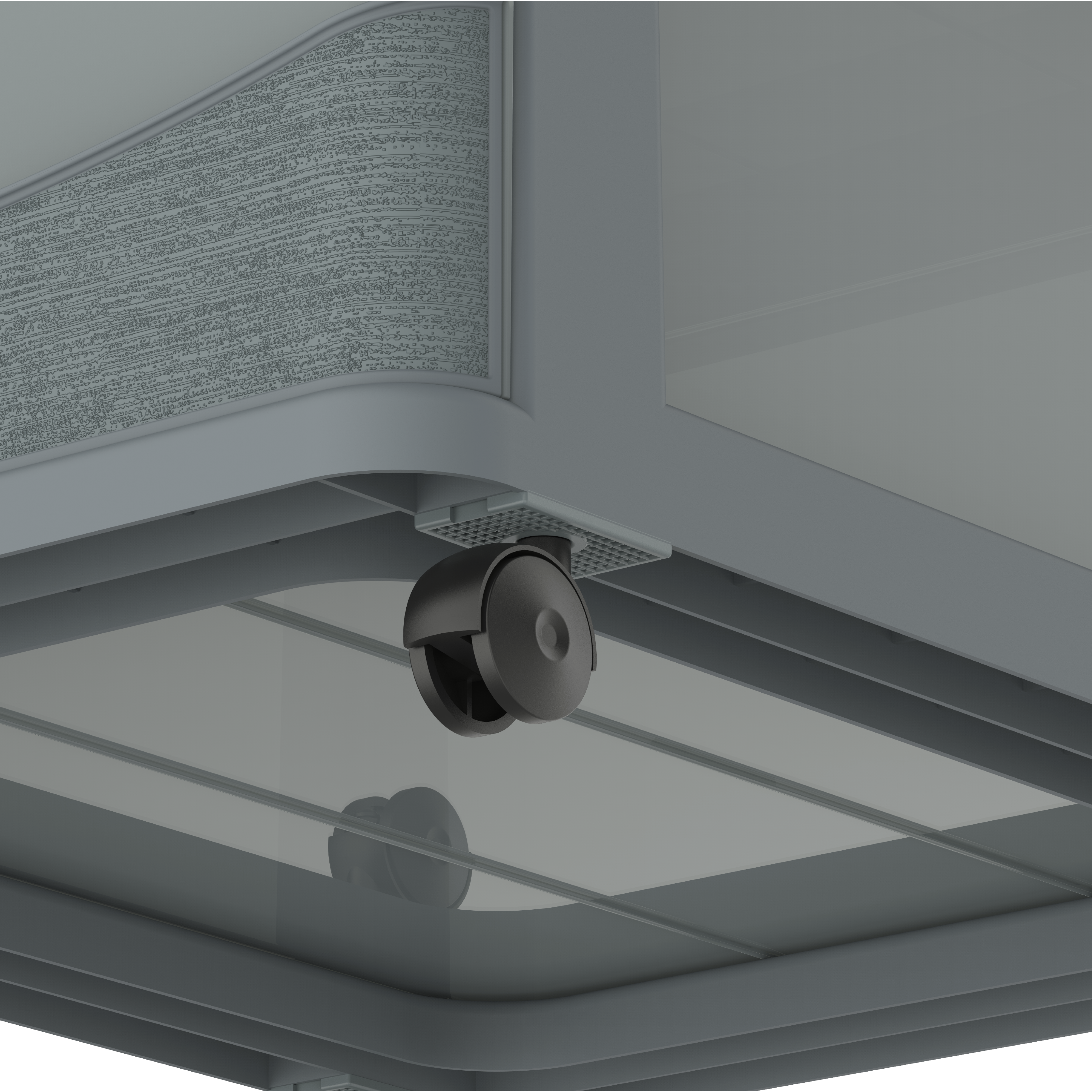 خزانة تخزين سيدارجرين 4 طبقات مع أدراج وعجلات