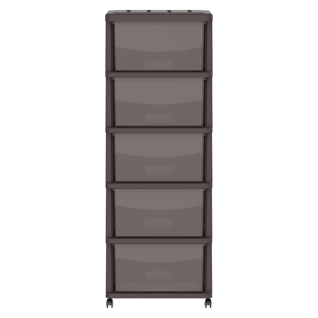  5 Tiers Storage Cabinet with Drawers & Wheels