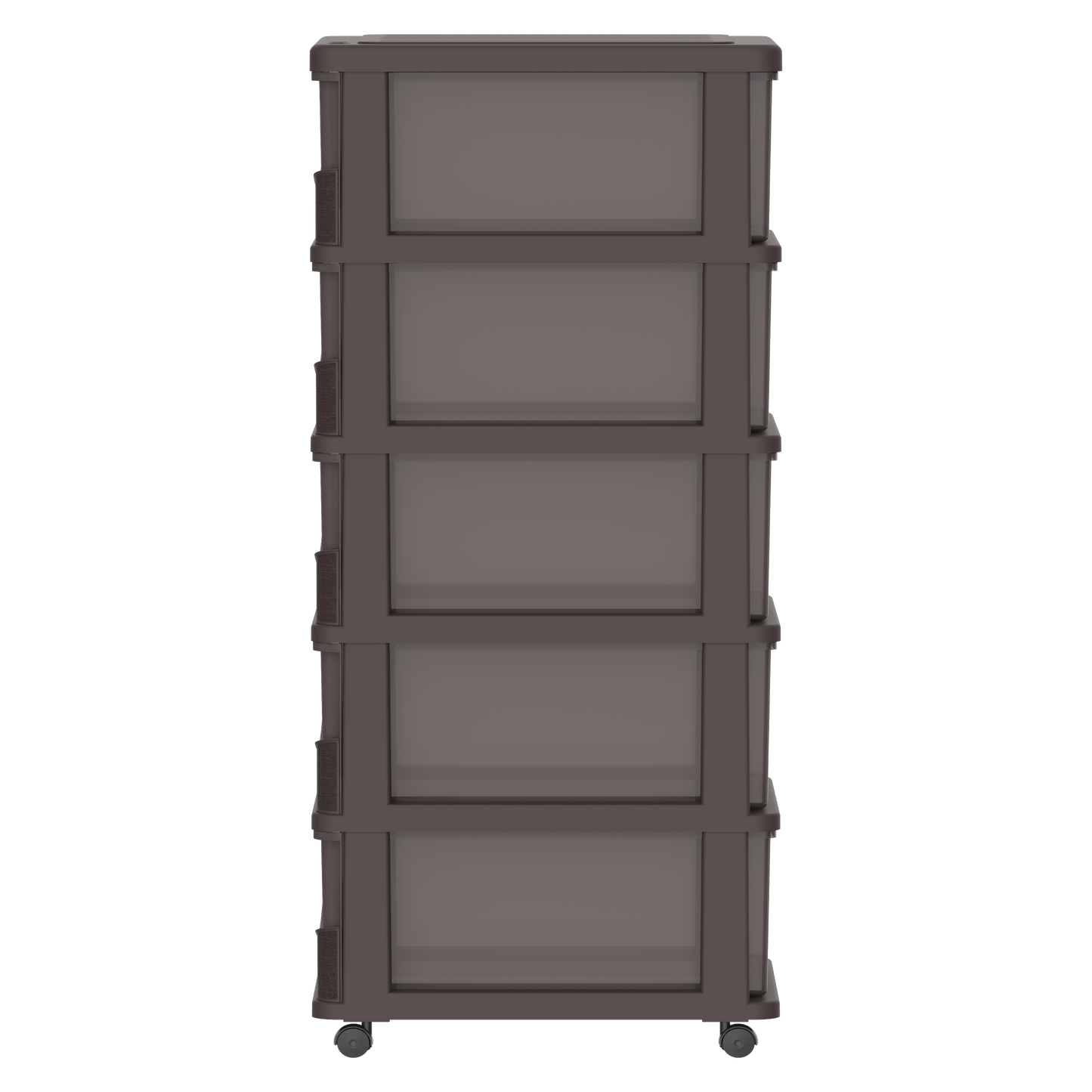  5 Tiers Storage Cabinet with Drawers & Wheels