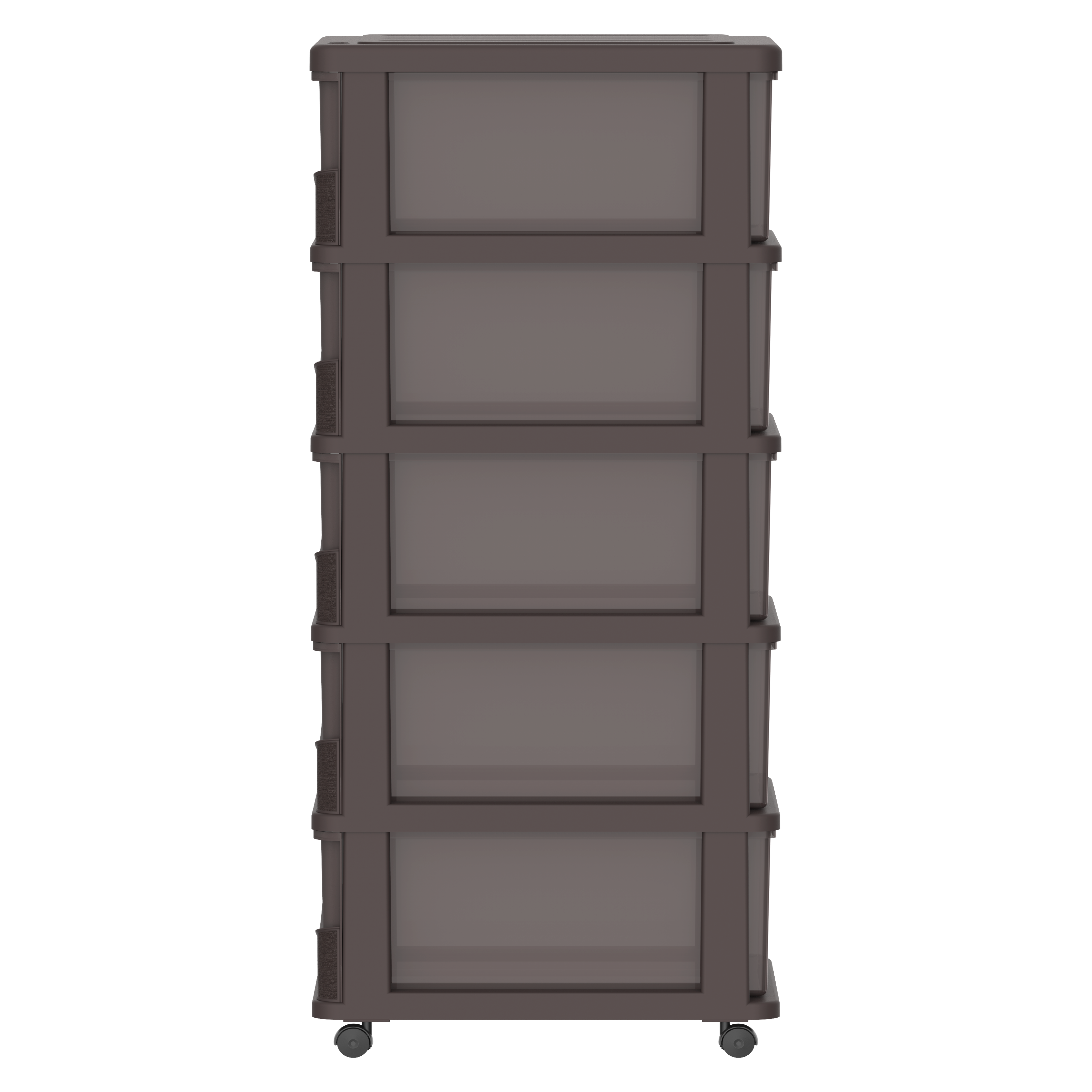  5 Tiers Storage Cabinet with Drawers & Wheels