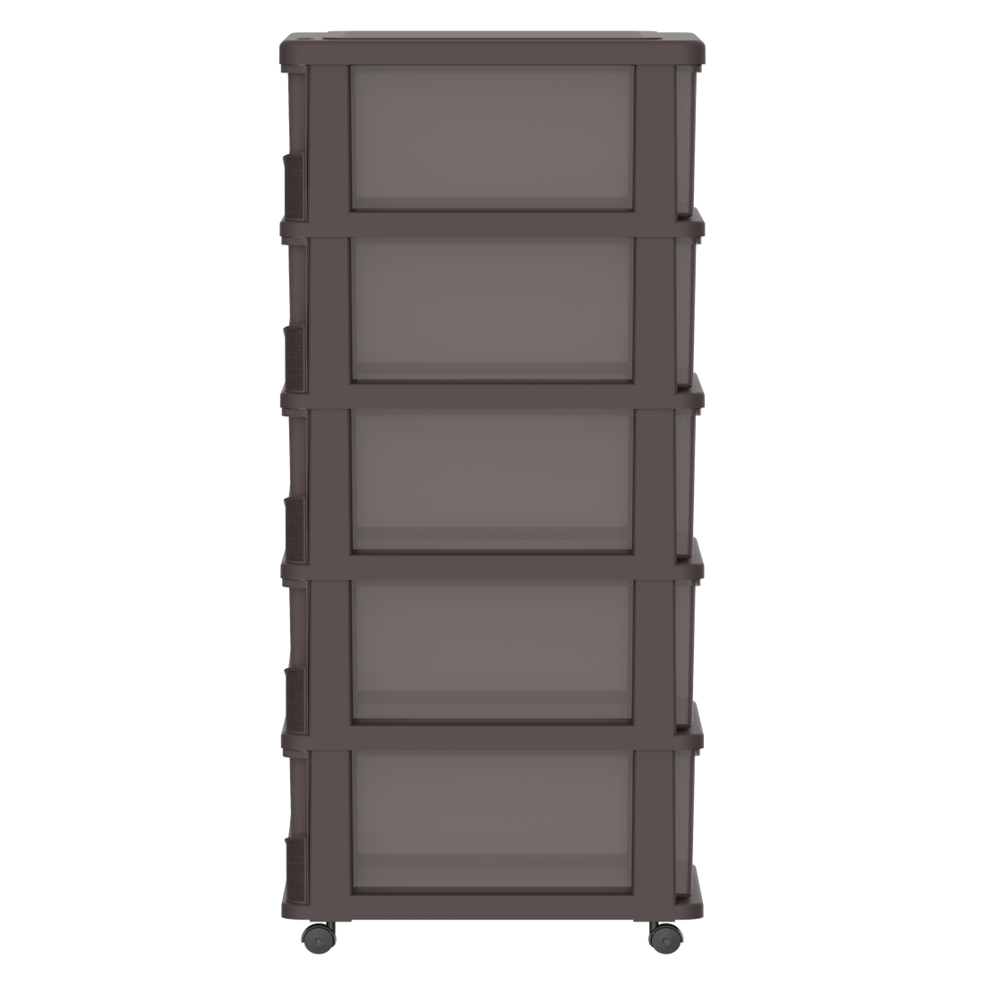  5 Tiers Storage Cabinet with Drawers & Wheels