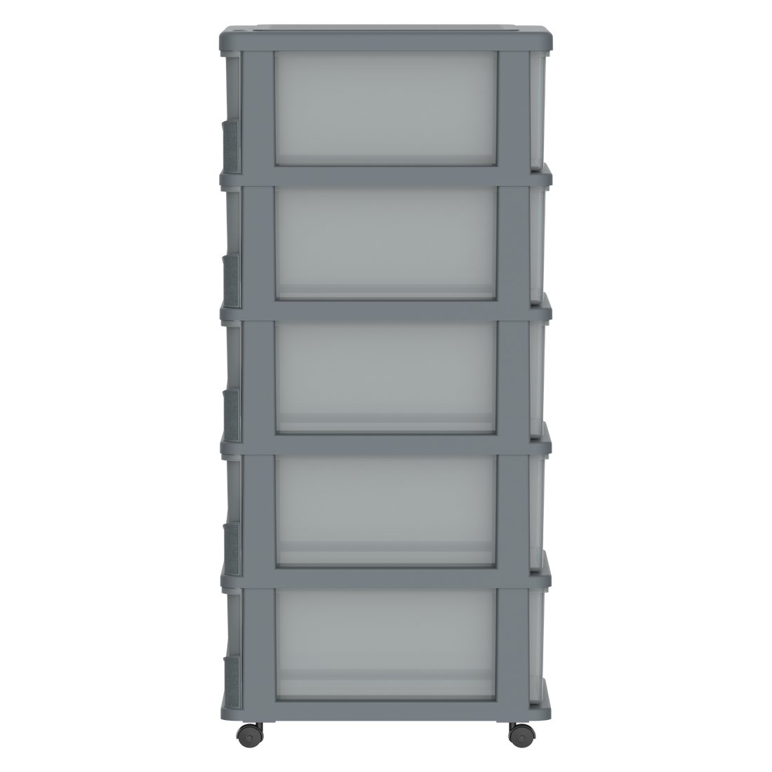  5 Tiers Storage Cabinet with Drawers & Wheels