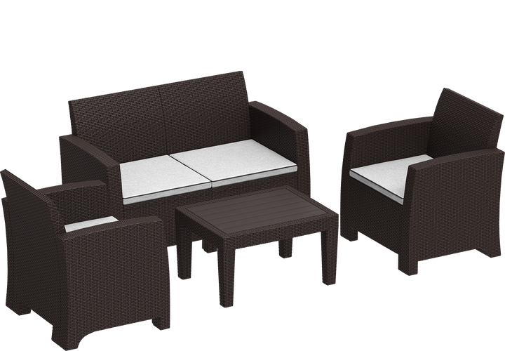 4-seater Lounge Set with Cushions