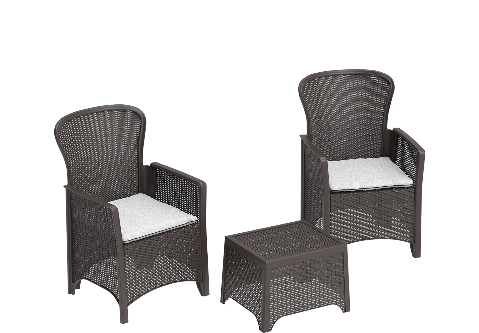 Lounge Set with Cushions