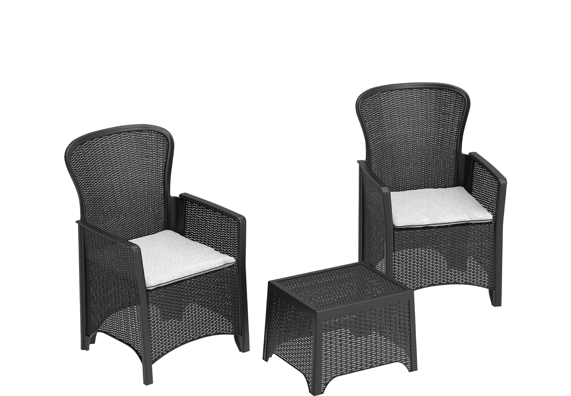 Lounge Set with Cushions