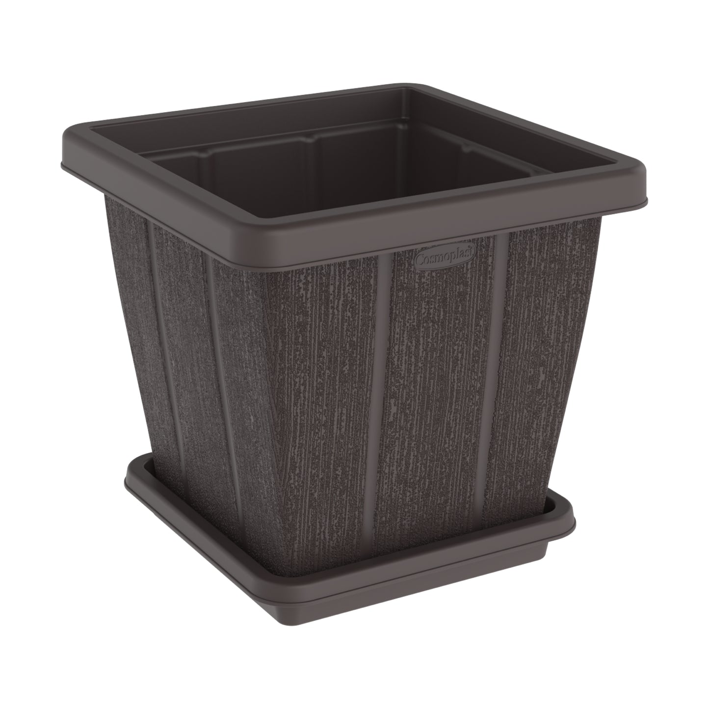 45L Square Planter with Tray