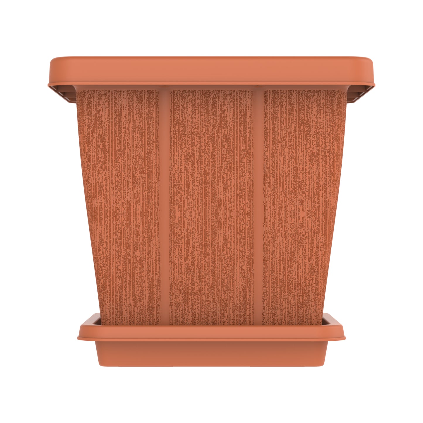 45L Square Planter with Tray