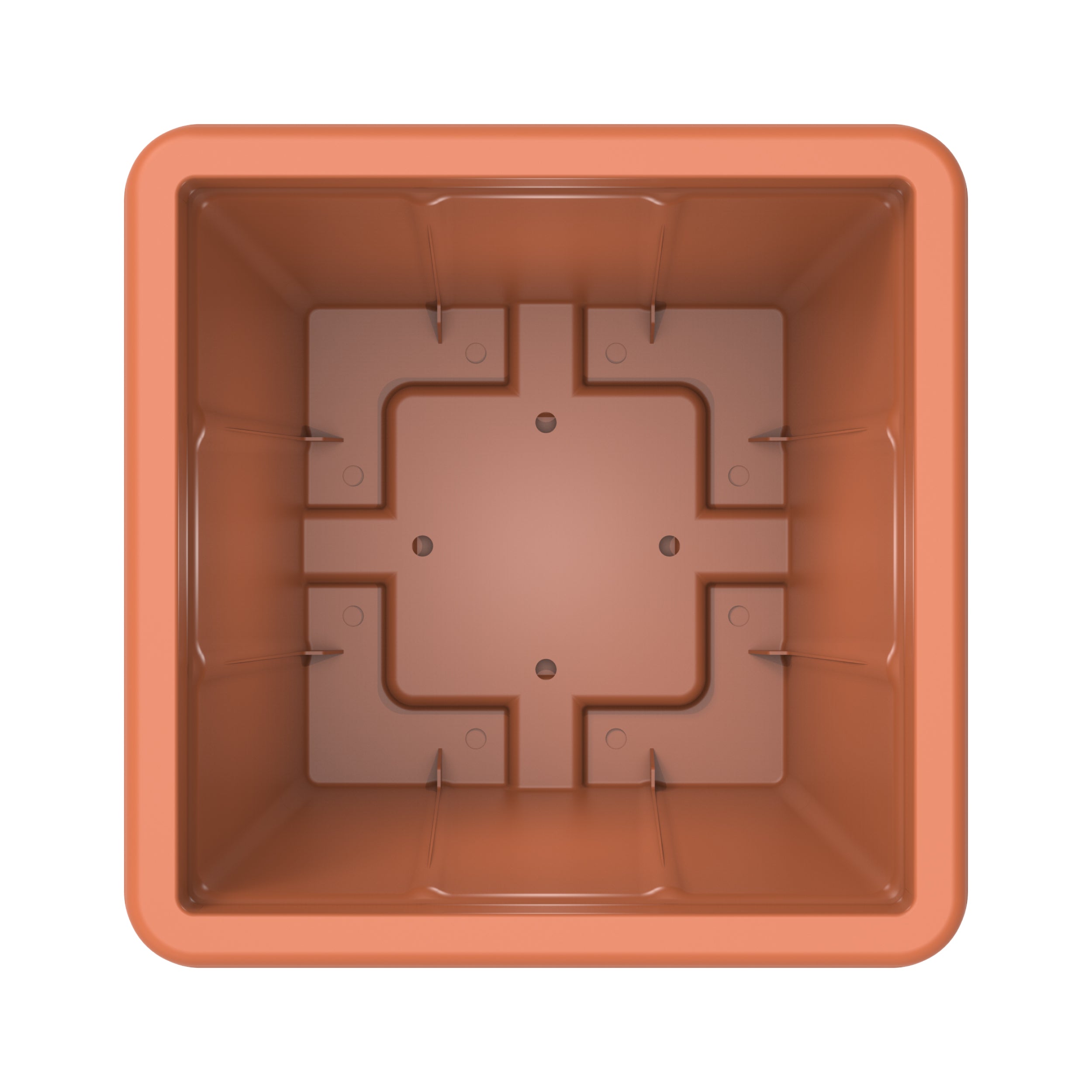 45L Square Planter with Tray