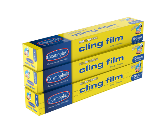 Cling Film 30 cm - 100 Sq. Ft. Pack of 3