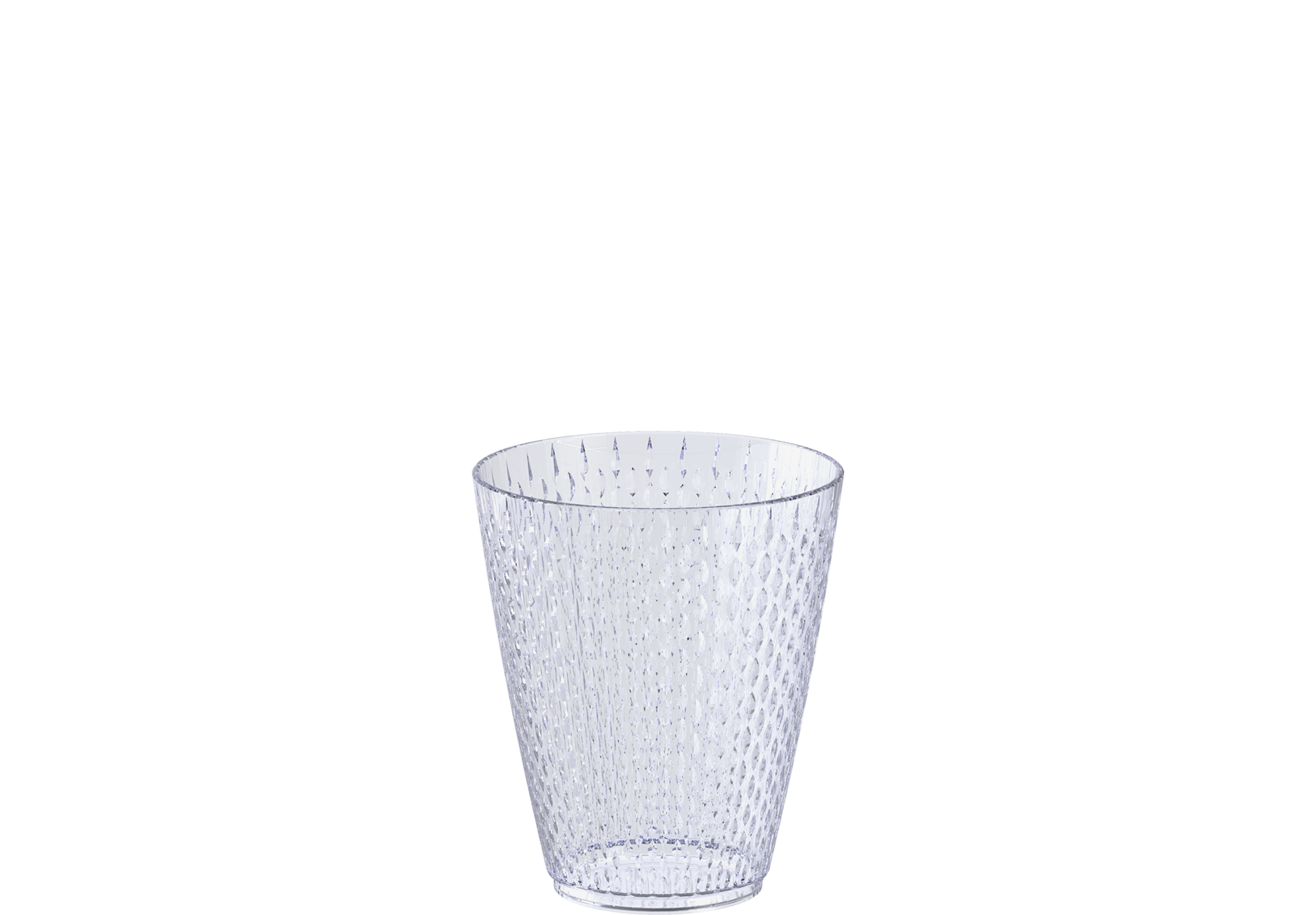 Plastic Crystal Cups - Pack of 6 Pcs.