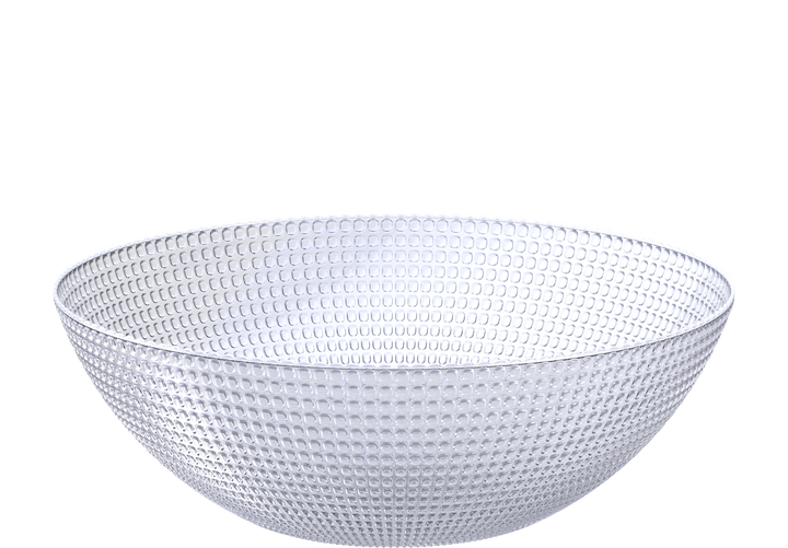 Plastic Crystal Salad Bowl Large