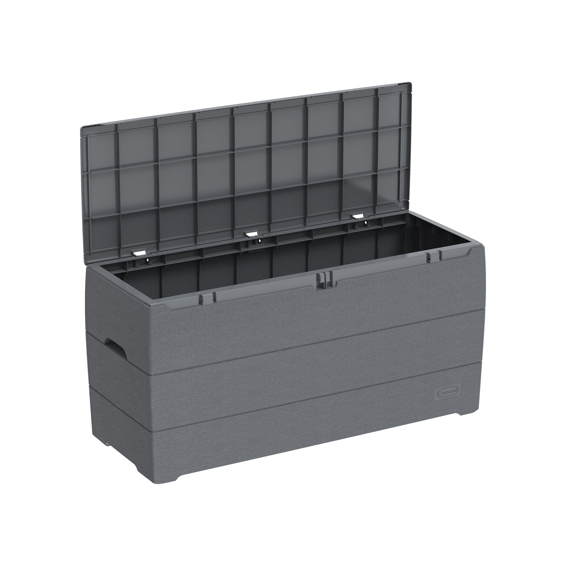 Cedargrain Resin Storage Deck Box 270L- Cosmoplast UAE