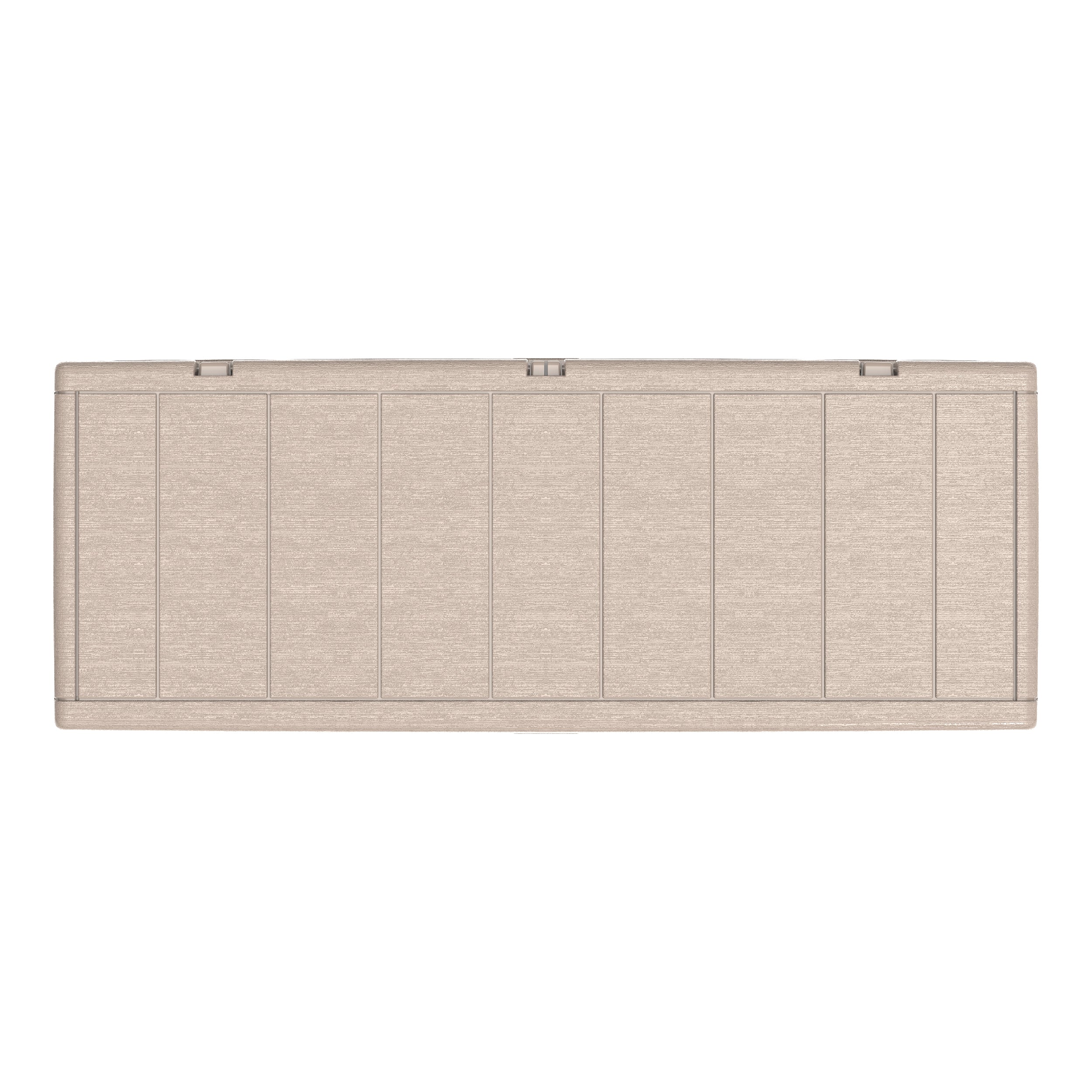 Cedargrain Resin Storage Deck Box 270L- Cosmoplast UAE