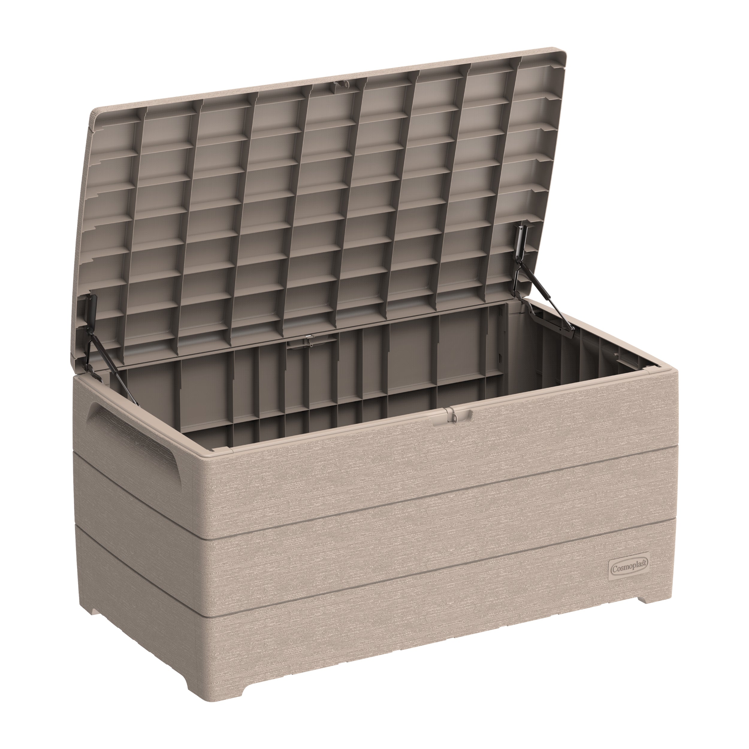 Cedargrain 416L Outdoor Deck Storage Box- Cosmoplast UAE