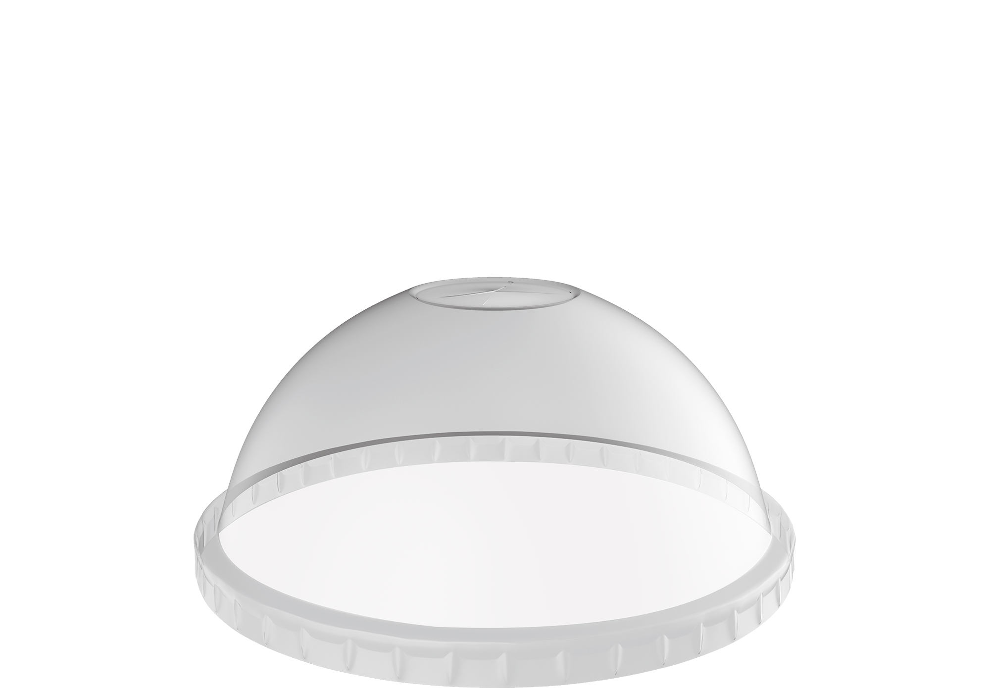 82 mm Pack of 50 Dome Lids for 8, 10 oz Clear Plastic Cups