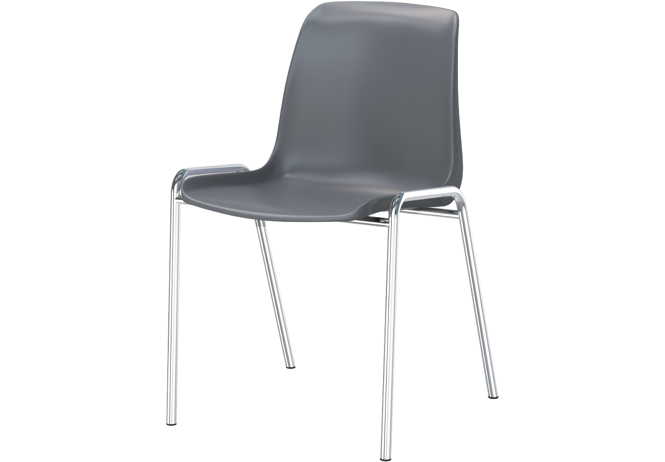 Chair with Steel Legs