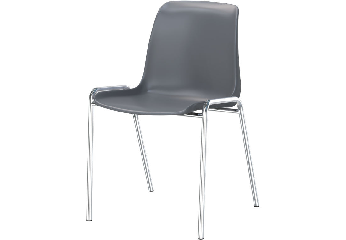 Chair with Steel Legs