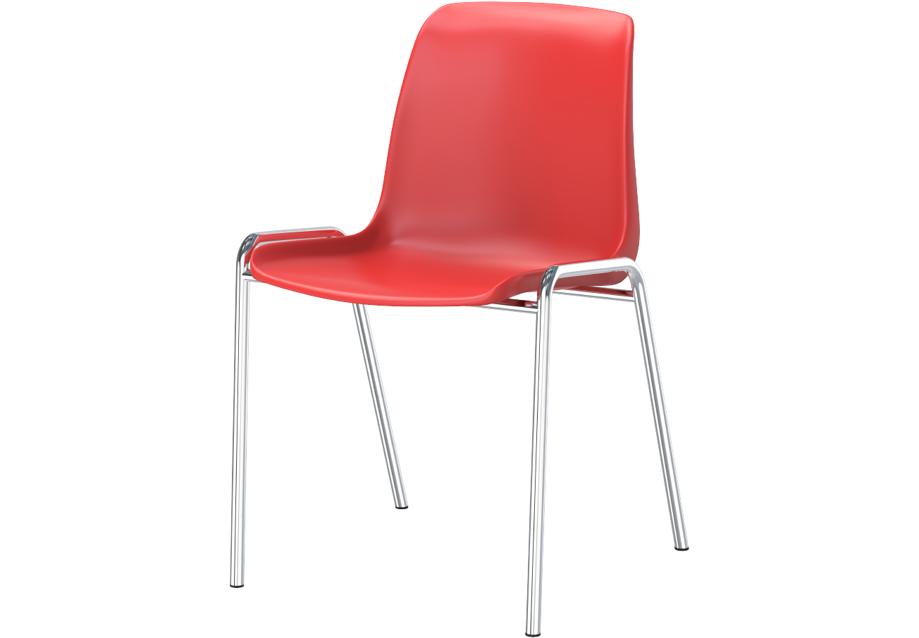 Red and white chair sale