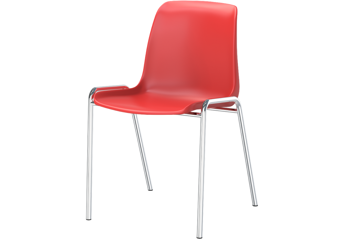 Chair with Steel Legs