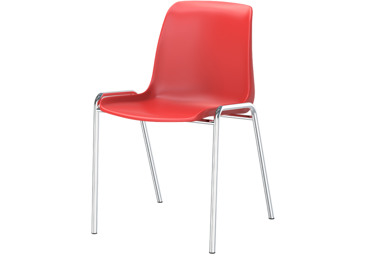Chair with Steel Legs