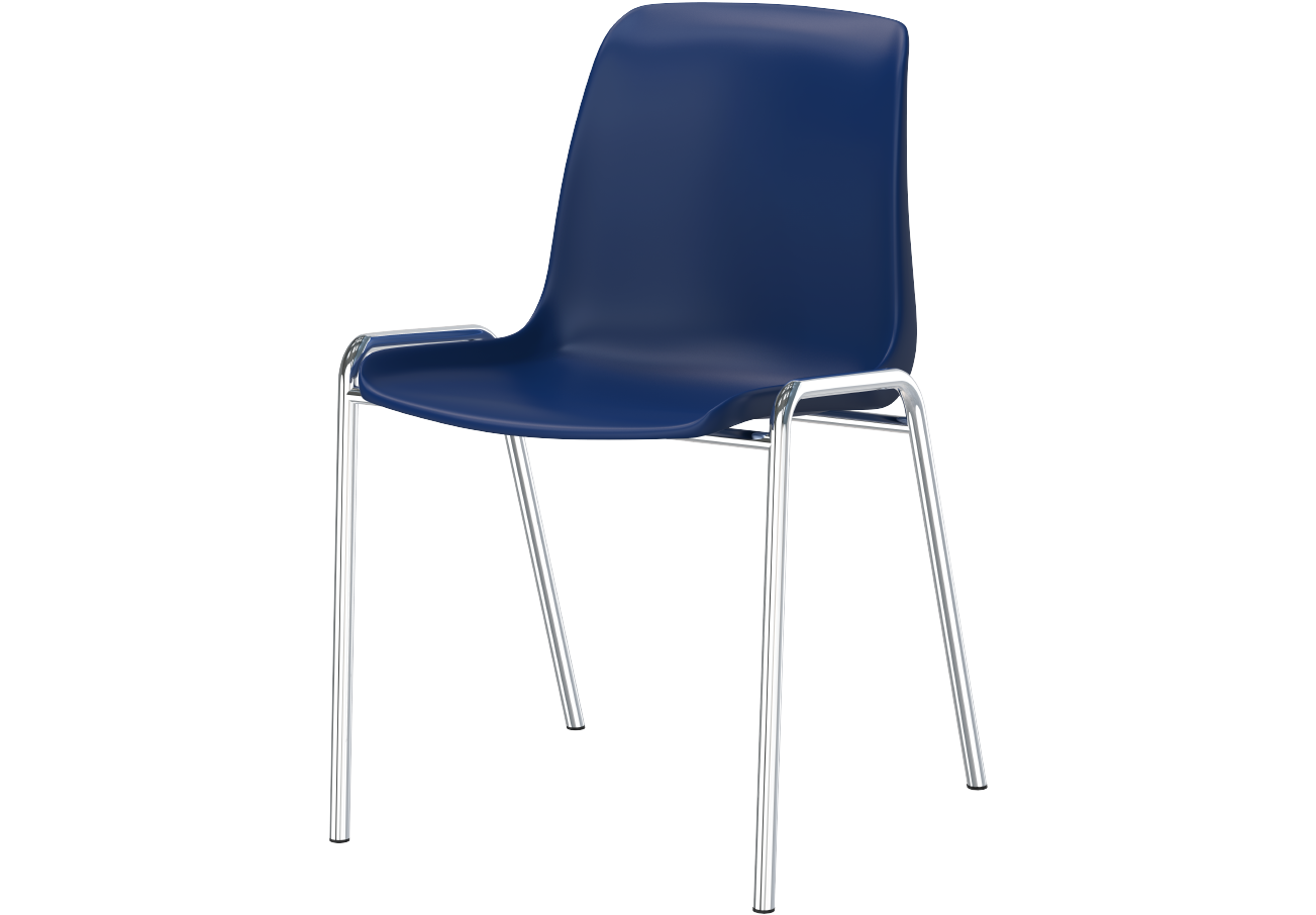 Chair with Steel Legs