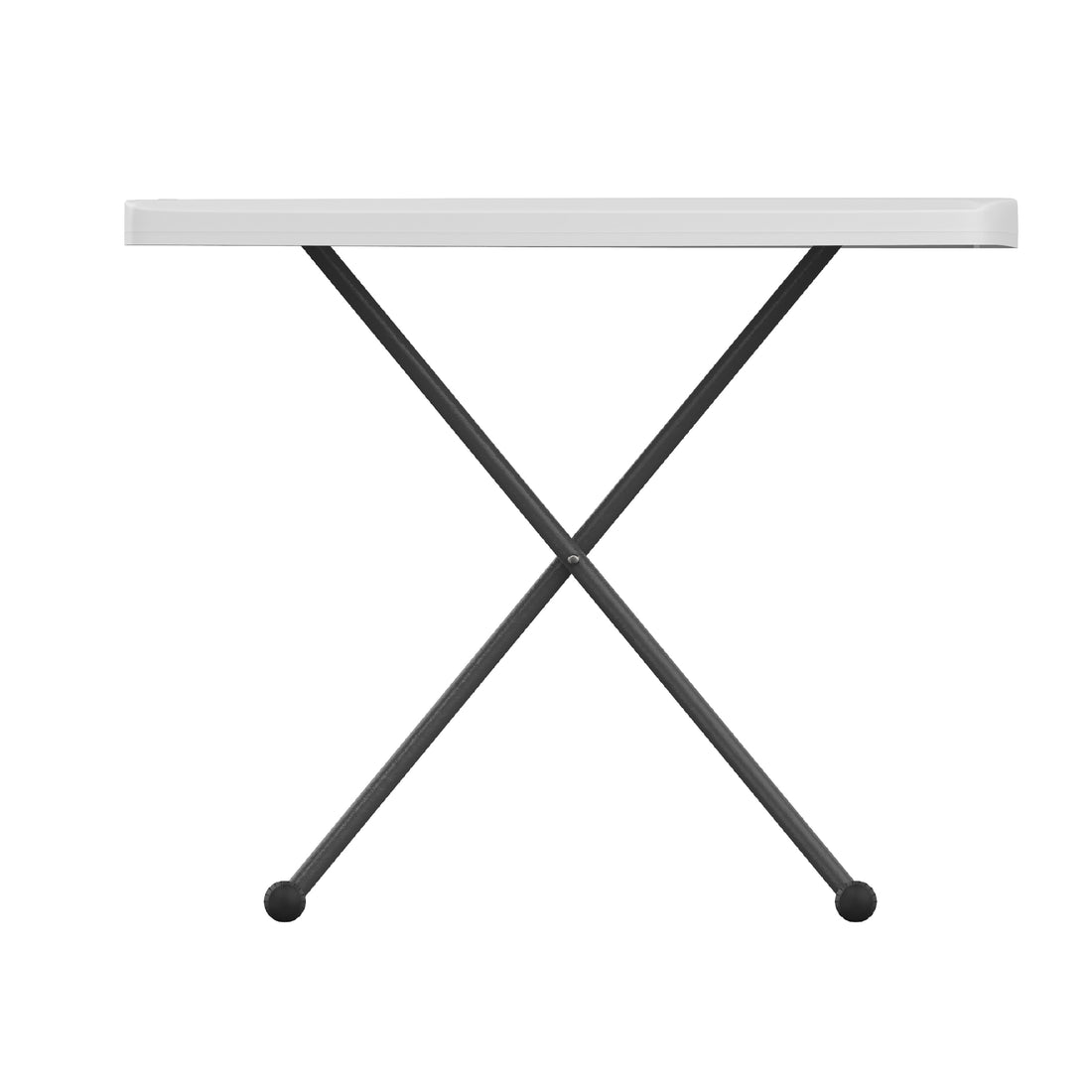 Adjustable Folding Table with Steel Legs