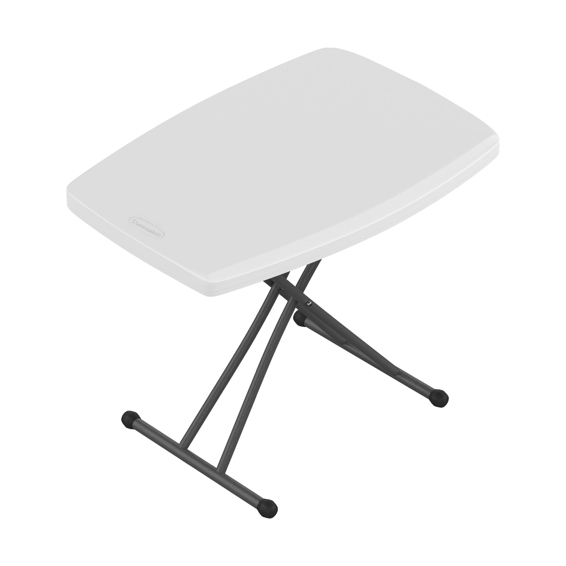 Adjustable Folding Table with Steel Legs