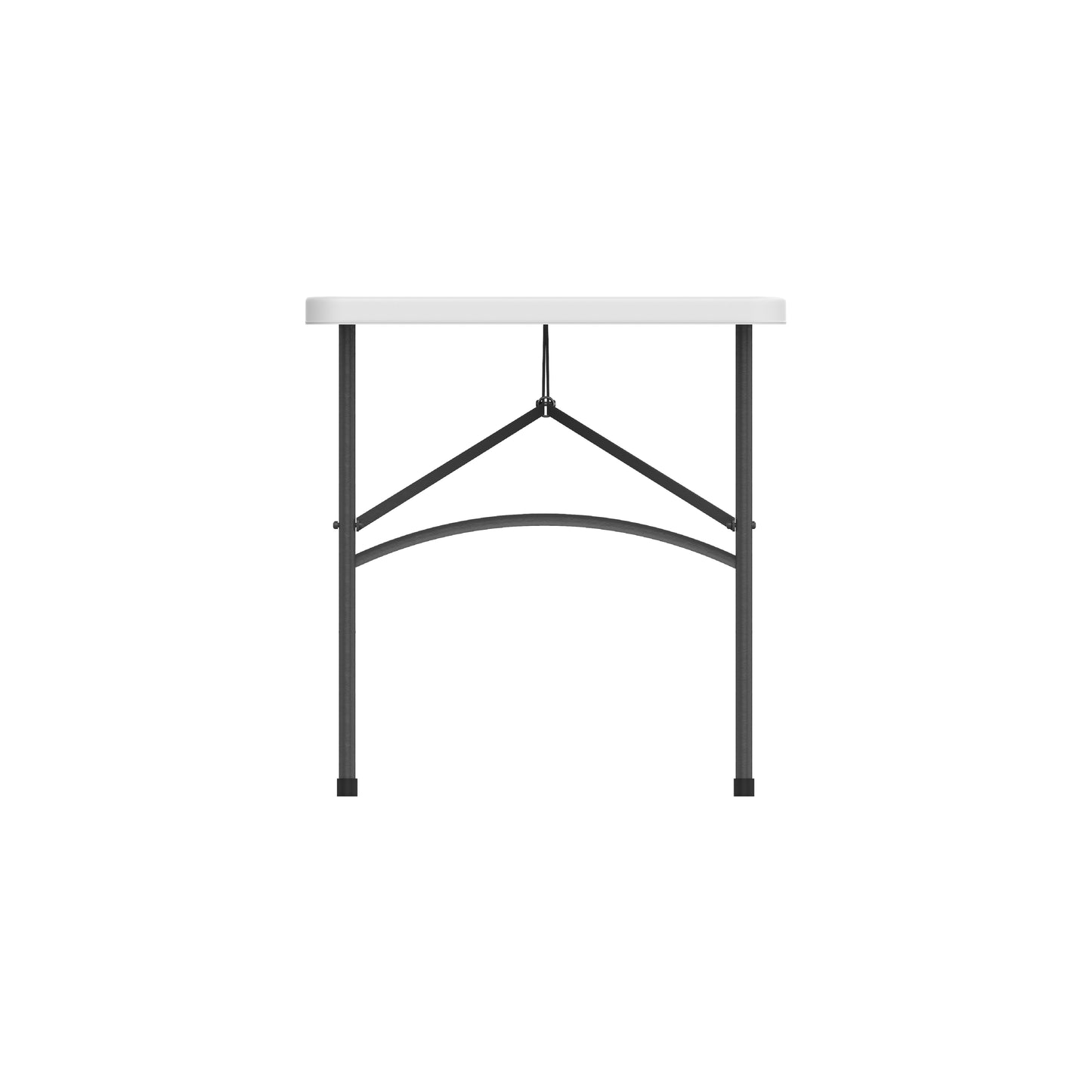 152 cm Folding Picnic Table with Steel Legs