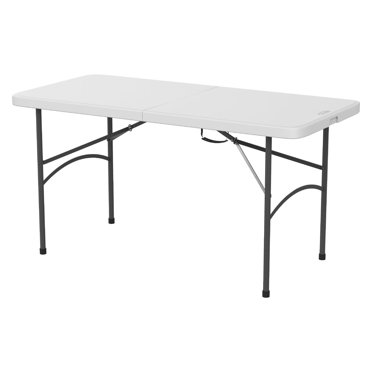 122 cm Folding Picnic Table with Steel Legs